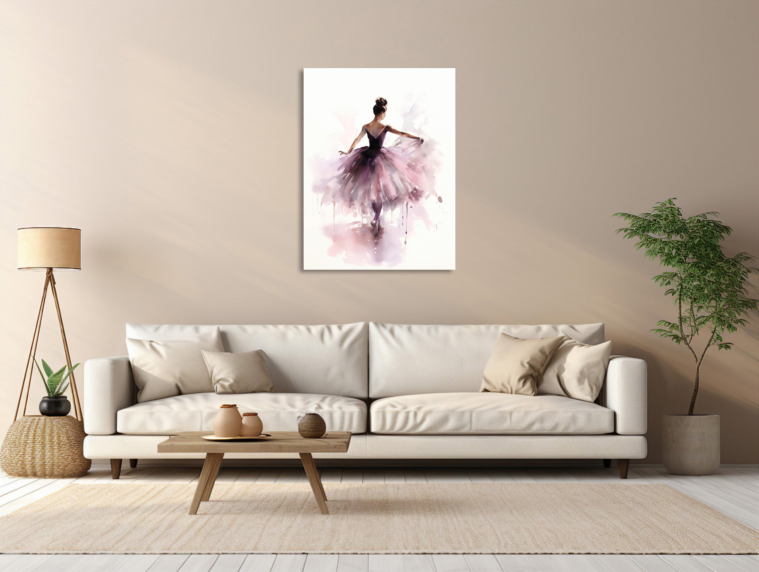 Elegante Ballerina-Silhouette