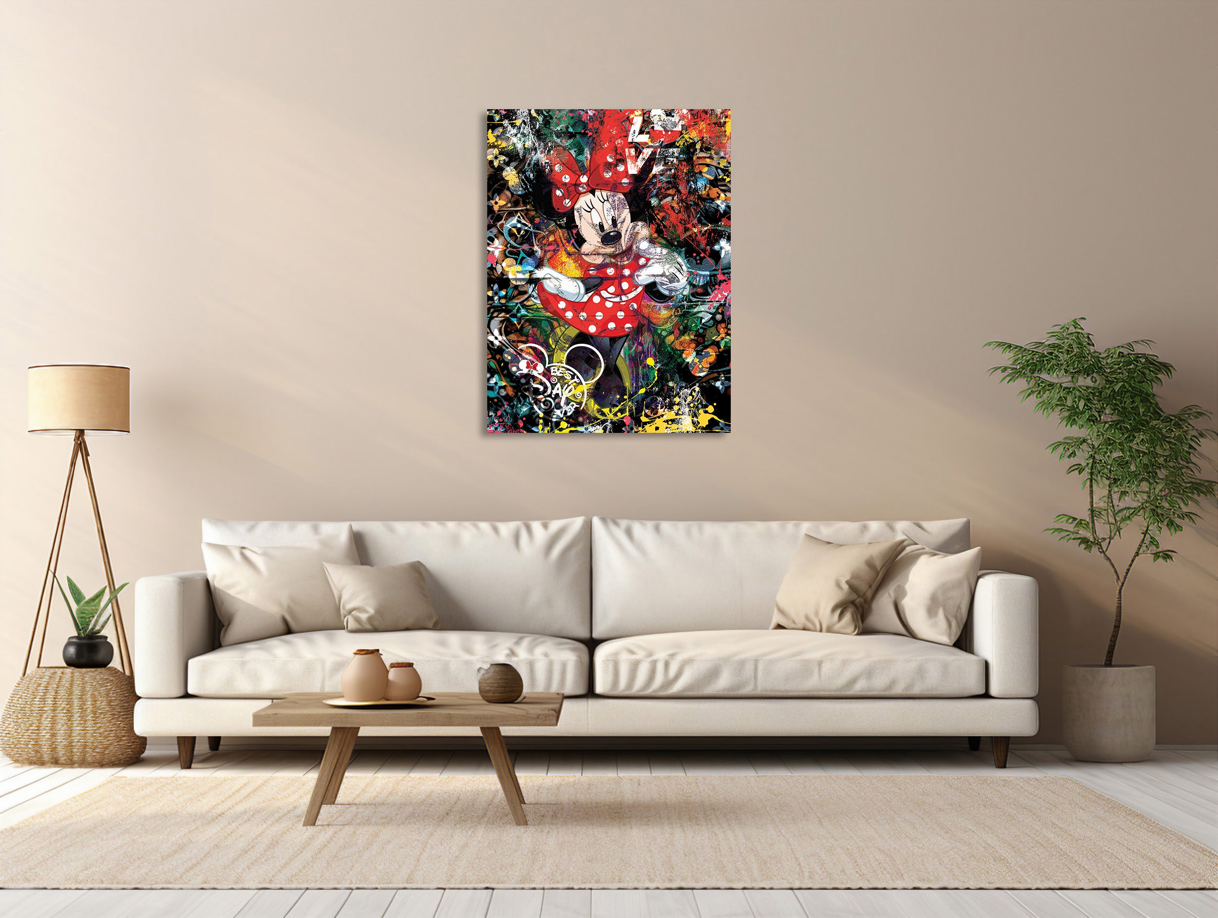 Minnie Mouse Kunstexplosion