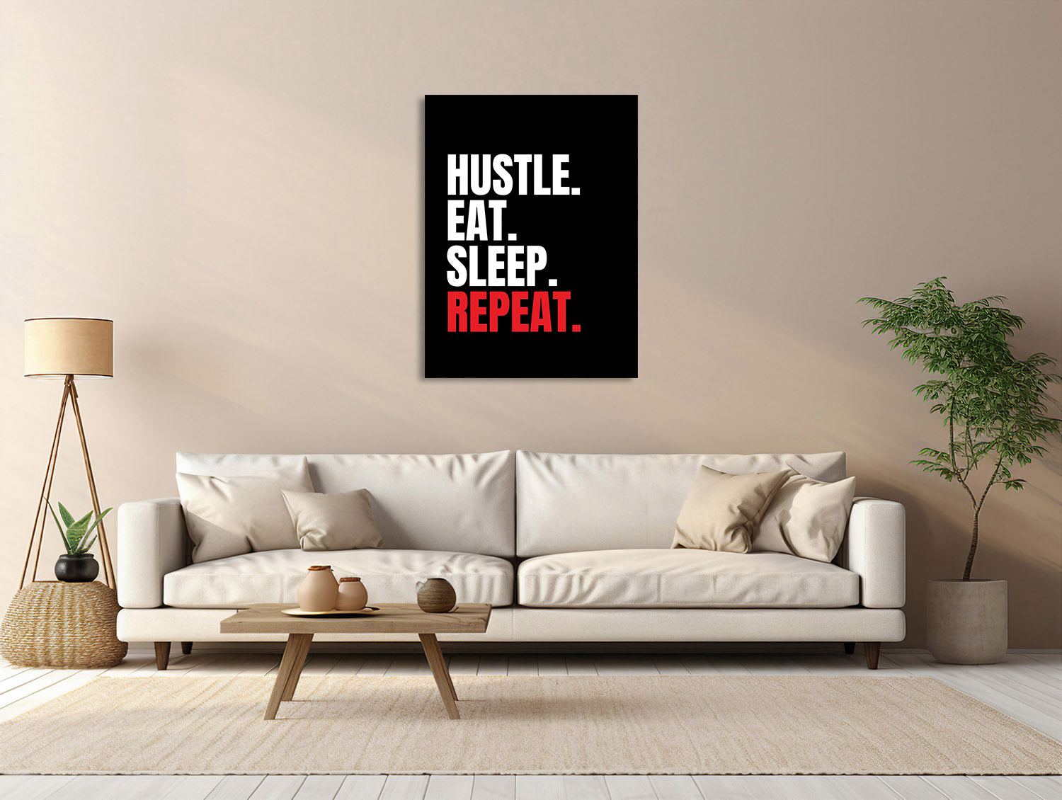 "Hustle Eat Sleep Repeat"