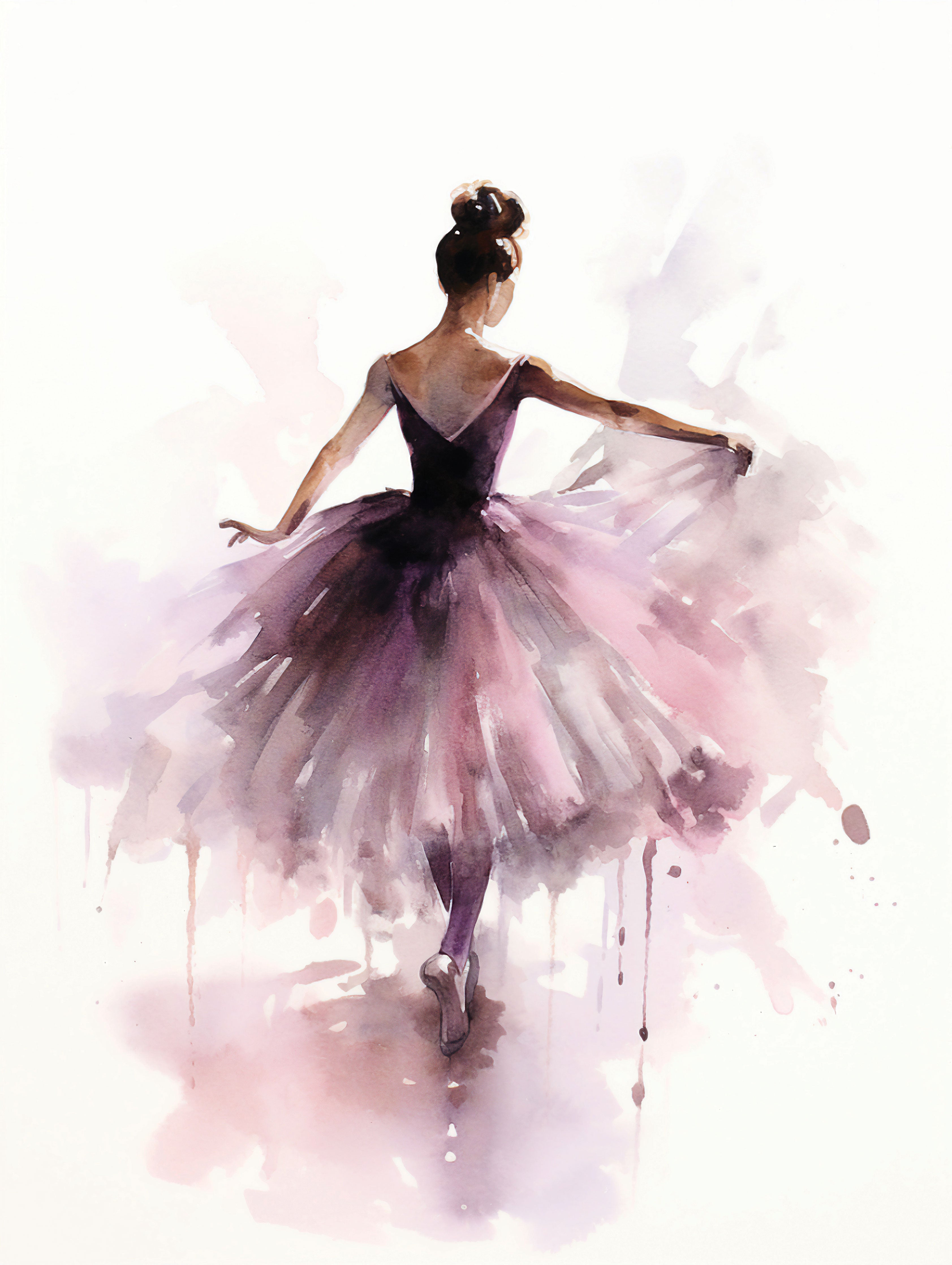 Elegante Ballerina-Silhouette