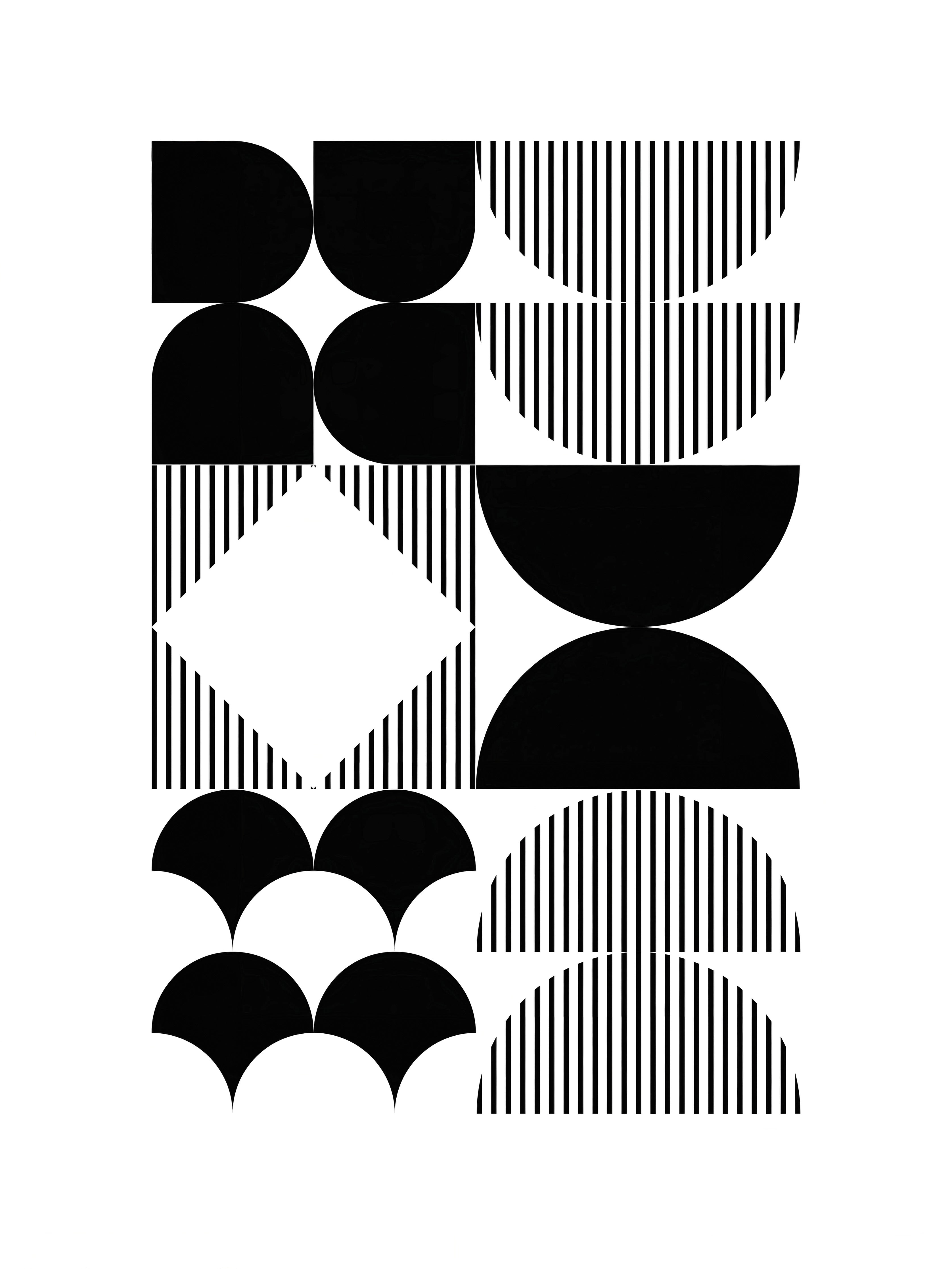 Monochrome Geometrie